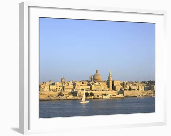 Valletta, Viewed from Sliema, Malta-Peter Thompson-Framed Photographic Print