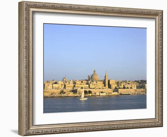 Valletta, Viewed from Sliema, Malta-Peter Thompson-Framed Photographic Print