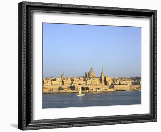 Valletta, Viewed from Sliema, Malta-Peter Thompson-Framed Photographic Print