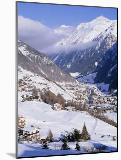 Valley Above Town of Solden in the Austrian Alps,Tirol (Tyrol), Austria, Europe-Richard Nebesky-Mounted Photographic Print