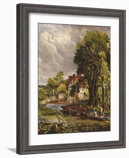 Valley Farm-John Constable-Framed Giclee Print