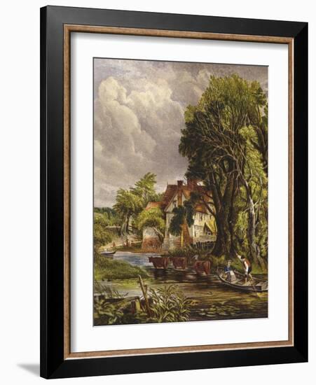 Valley Farm-John Constable-Framed Giclee Print