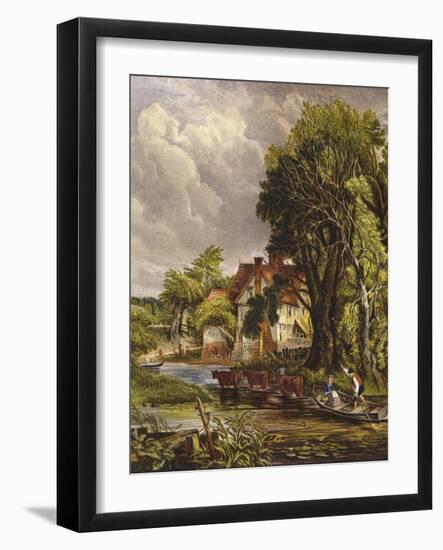 Valley Farm-John Constable-Framed Giclee Print