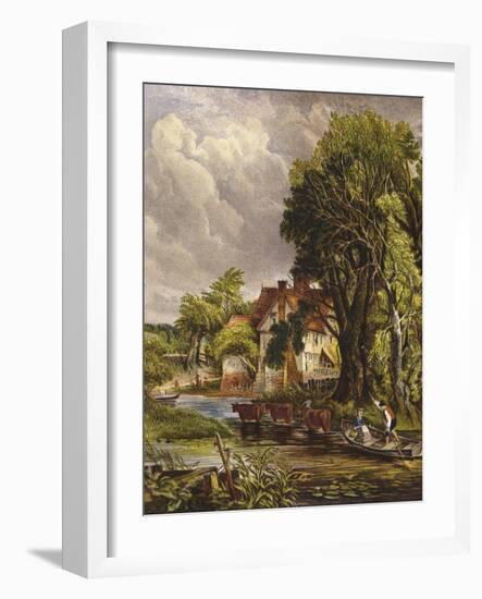 Valley Farm-John Constable-Framed Giclee Print