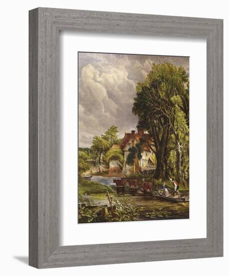 Valley Farm-John Constable-Framed Giclee Print