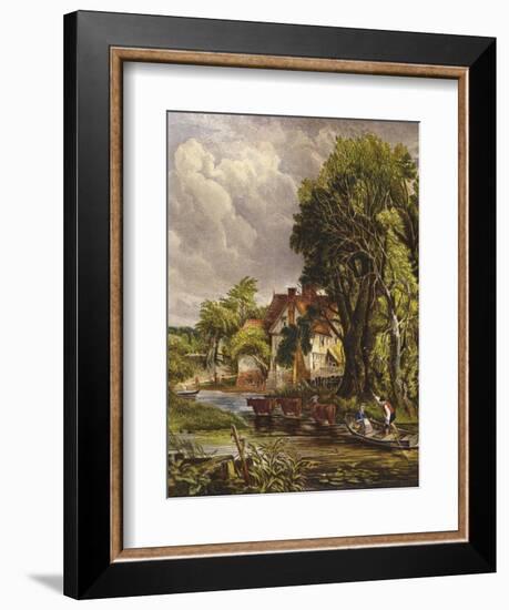 Valley Farm-John Constable-Framed Giclee Print