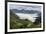 Valley filled with cloud in Andes central highlands, hiding the Nariz del Diablo railway below Chun-Tony Waltham-Framed Photographic Print