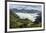 Valley filled with cloud in Andes central highlands, hiding the Nariz del Diablo railway below Chun-Tony Waltham-Framed Photographic Print