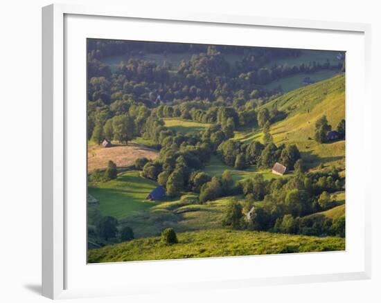 Valley Floor at Dawn, Grange Sous La Neige, Midi-Pyrenees, France-Doug Pearson-Framed Photographic Print