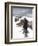 Valley Forge Soldier on Picket Duty in the Snow, Awaiting His Relief Shift, American Revolution-null-Framed Giclee Print