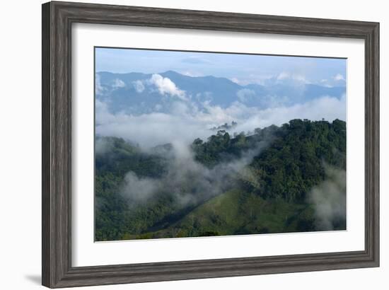 Valley from Hacienda El Caney (Plantation), in the Coffee-Growing Region, Near Manizales, Colombia-Natalie Tepper-Framed Photographic Print