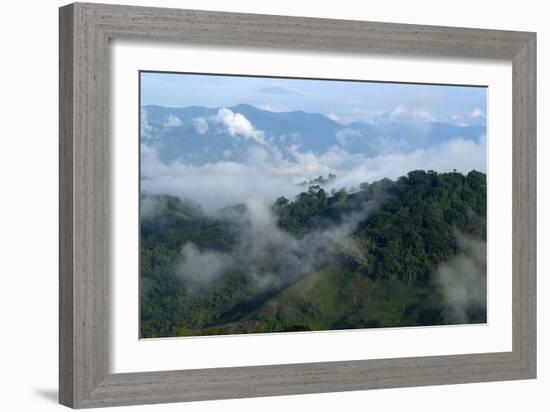 Valley from Hacienda El Caney (Plantation), in the Coffee-Growing Region, Near Manizales, Colombia-Natalie Tepper-Framed Photographic Print