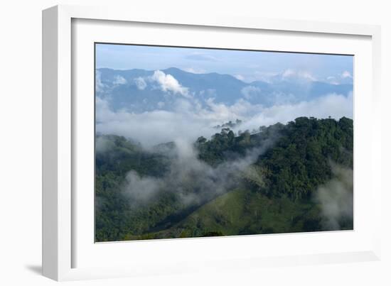 Valley from Hacienda El Caney (Plantation), in the Coffee-Growing Region, Near Manizales, Colombia-Natalie Tepper-Framed Photographic Print