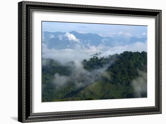 Valley from Hacienda El Caney (Plantation), in the Coffee-Growing Region, Near Manizales, Colombia-Natalie Tepper-Framed Photographic Print