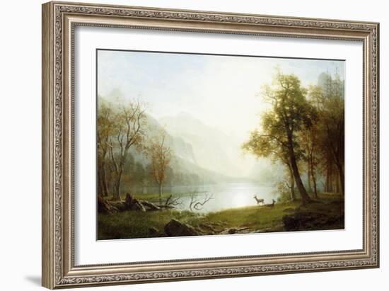 Valley in King's Canyon-Albert Bierstadt-Framed Giclee Print