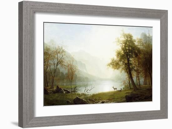 Valley in King's Canyon-Albert Bierstadt-Framed Giclee Print