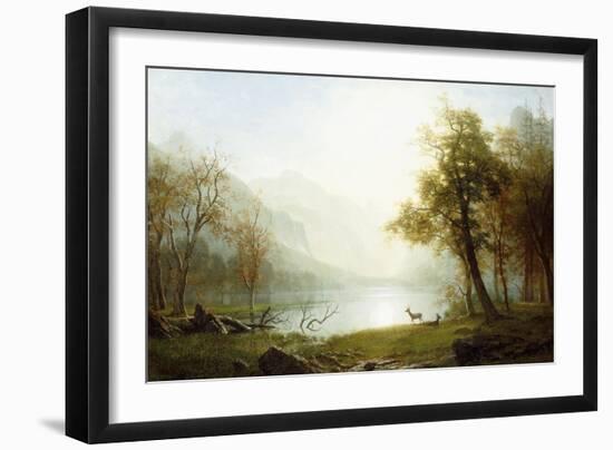 Valley in King's Canyon-Albert Bierstadt-Framed Giclee Print