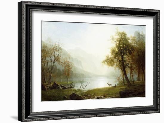 Valley in King's Canyon-Albert Bierstadt-Framed Giclee Print