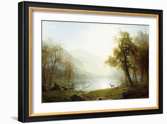 Valley in King's Canyon-Albert Bierstadt-Framed Giclee Print