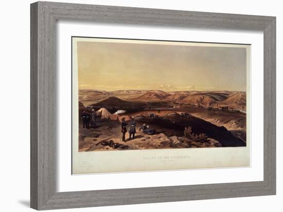 Valley of Chernaya River-William Simpson-Framed Giclee Print