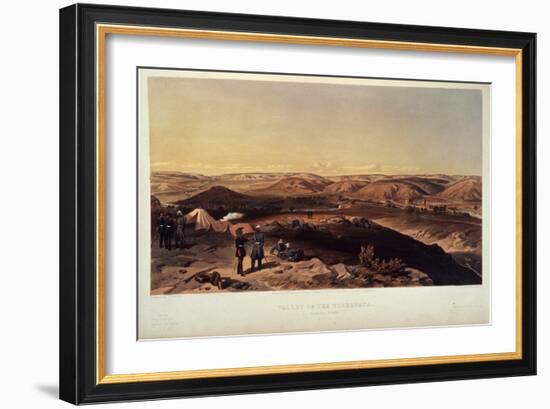 Valley of Chernaya River-William Simpson-Framed Giclee Print