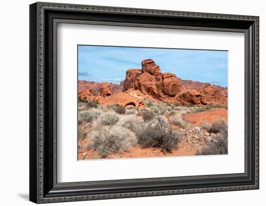 Valley of Fire, near Las Vegas, Nevada, United States of America, North America-Ethel Davies-Framed Photographic Print