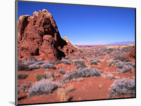 Valley of Fire State Park, Nevada, USA-Charles Sleicher-Mounted Photographic Print