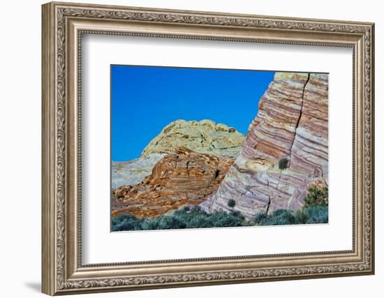 Valley of Fire State Park, Nevada, USA.-Michel Hersen-Framed Photographic Print