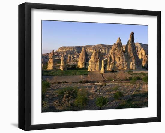 Valley of Goreme, Unesco World Heritage Site, Central Cappadocia, Anatolia, Turkey, Asia Minor-Bruno Morandi-Framed Photographic Print
