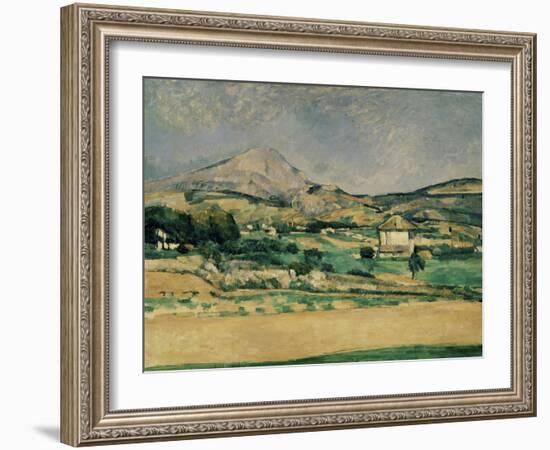 Valley of Mount St. Victoire-Paul Cézanne-Framed Giclee Print