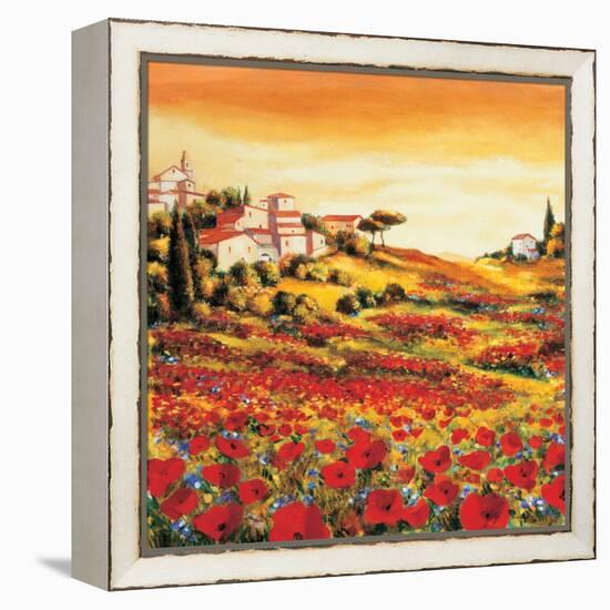 Valley of Poppies-Richard Leblanc-Framed Stretched Canvas