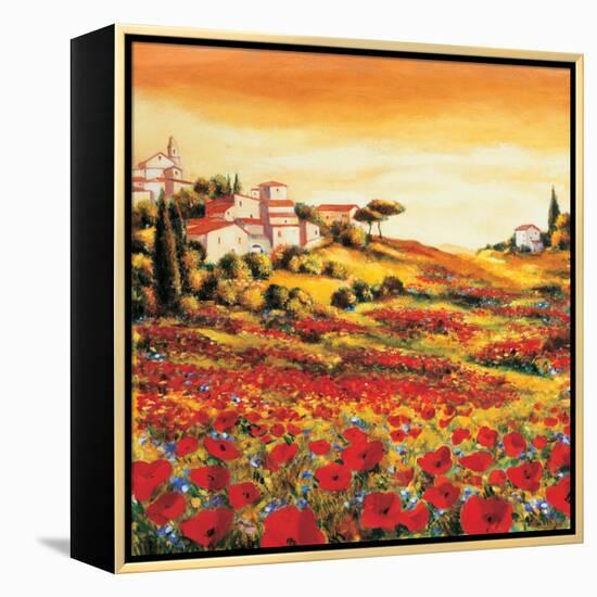 Valley of Poppies-Richard Leblanc-Framed Stretched Canvas