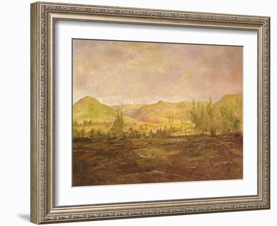 Valley of Saint-Fergeux (Doubs)-Theodore Rousseau-Framed Giclee Print