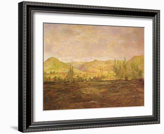Valley of Saint-Fergeux (Doubs)-Theodore Rousseau-Framed Giclee Print