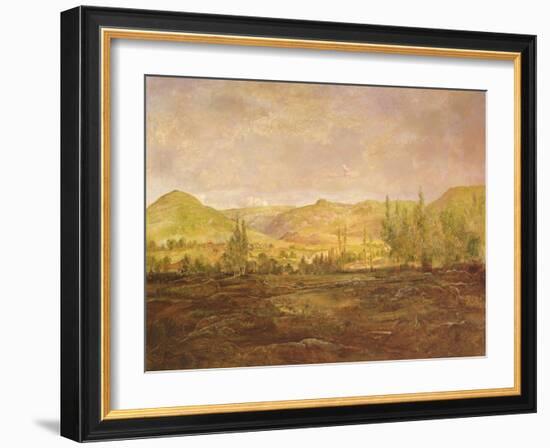 Valley of Saint-Fergeux (Doubs)-Theodore Rousseau-Framed Giclee Print