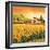 Valley of Sunflowers-Richard Leblanc-Framed Art Print