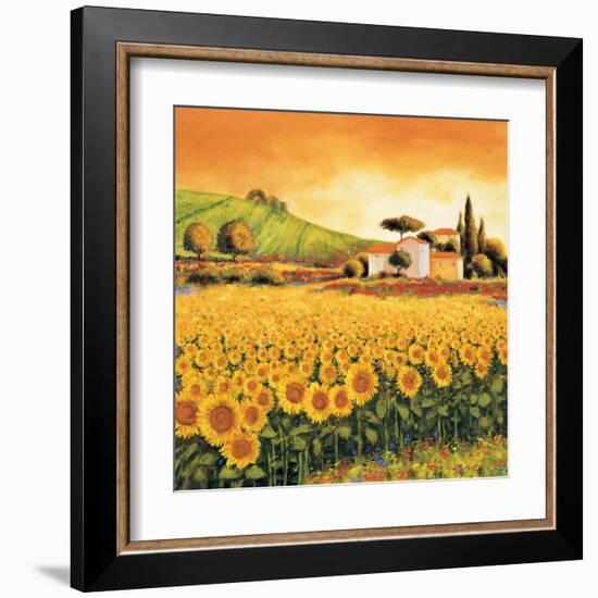 Valley of Sunflowers-Richard Leblanc-Framed Art Print