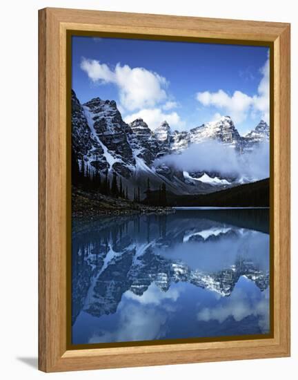 Valley of Ten Peaks, Lake Moraine, Banff National Park, Alberta, Canada-Charles Gurche-Framed Premier Image Canvas