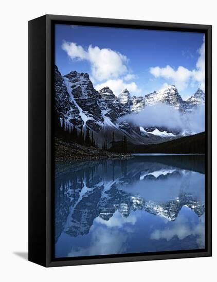 Valley of Ten Peaks, Lake Moraine, Banff National Park, Alberta, Canada-Charles Gurche-Framed Premier Image Canvas