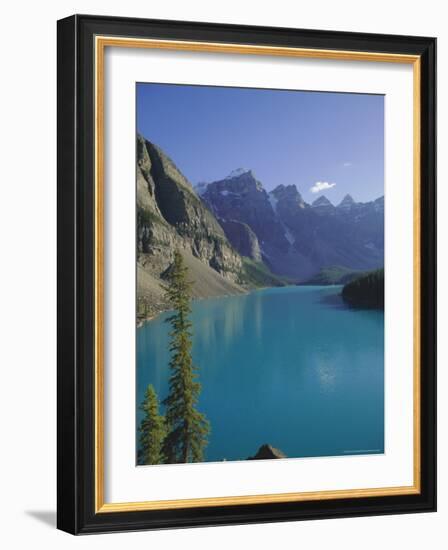 Valley of Ten Peaks, Moraine Lake, Banff National Park, Rocky Mountains, Alberta, Canada-Hans Peter Merten-Framed Photographic Print