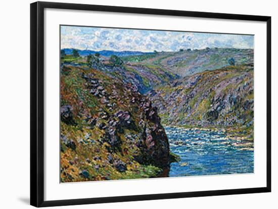 Valley Of The Creuse, 1889-Claude Monet-Framed Art Print