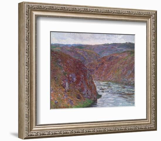 Valley of the Creuse (Gray Day), 1889-Claude Monet-Framed Art Print
