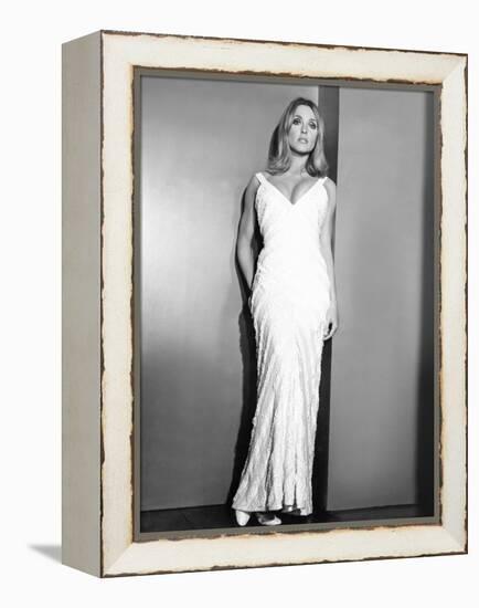 Valley of the Dolls, Sharon Tate, in a Gown by William Travilla, 1967-null-Framed Stretched Canvas