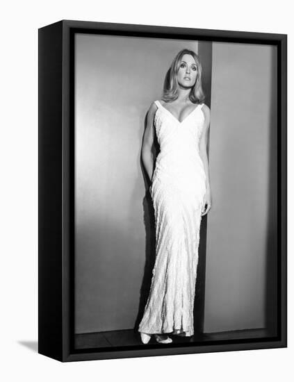 Valley of the Dolls, Sharon Tate, in a Gown by William Travilla, 1967-null-Framed Stretched Canvas