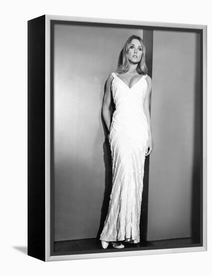 Valley of the Dolls, Sharon Tate, in a Gown by William Travilla, 1967-null-Framed Stretched Canvas