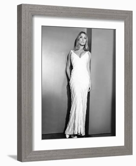 Valley of the Dolls, Sharon Tate, in a Gown by William Travilla, 1967-null-Framed Photo