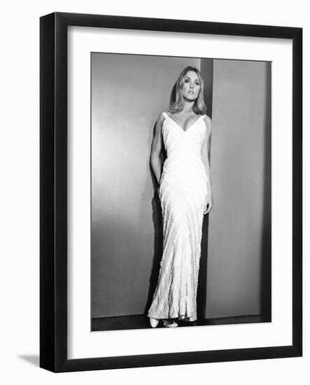 Valley of the Dolls, Sharon Tate, in a Gown by William Travilla, 1967-null-Framed Photo