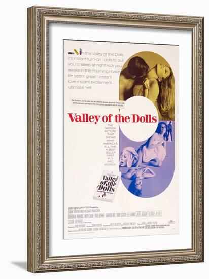 Valley of the Dolls, Sharon Tate, Patty Duke, Susan Hayward, 1967-null-Framed Art Print