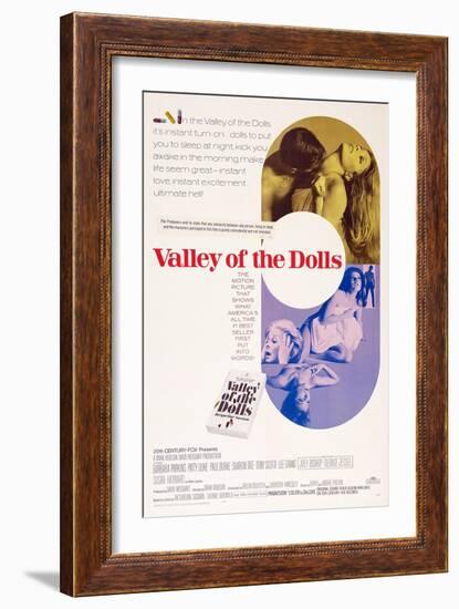 Valley of the Dolls, Sharon Tate, Patty Duke, Susan Hayward, 1967-null-Framed Art Print