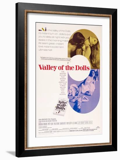 Valley of the Dolls, Sharon Tate, Patty Duke, Susan Hayward, 1967-null-Framed Art Print